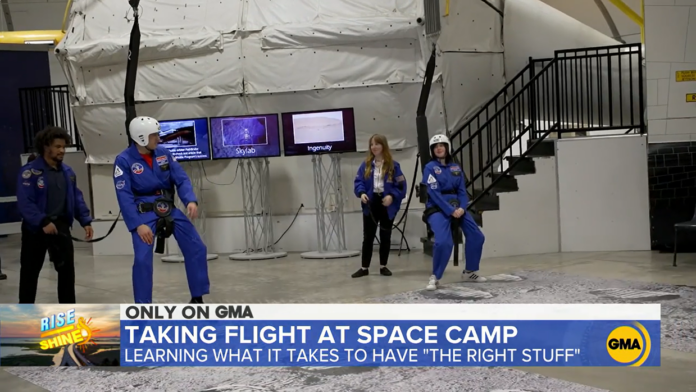 GMA Space Camp training
