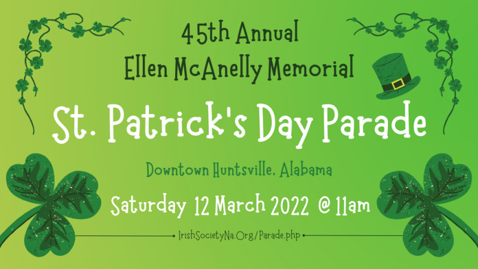 St Pats Parade poster