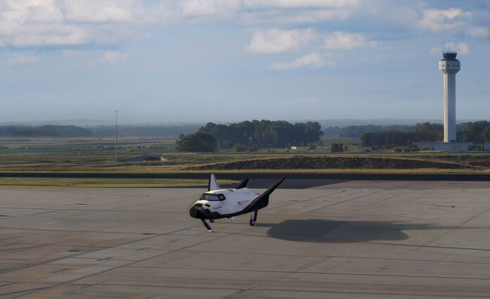 Dream Chaser landing graphic