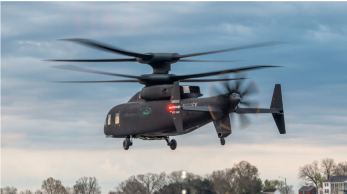 Sikorsky-Boeing’s Defiant, its offering for the Army’s Future Long-Range Assault Aircraft (Courtesy of Sikorsky)