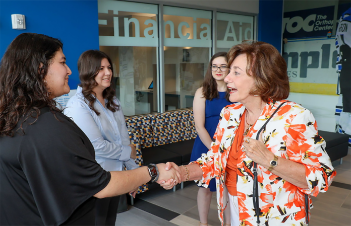 UAH Jan Smith with SWE leadership