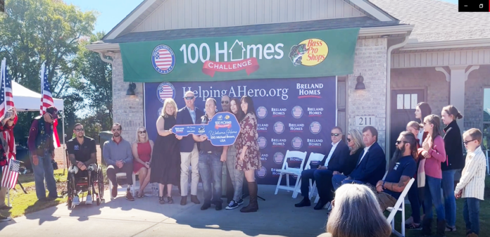 Lee Greenwood Helping a Hero home welcome adj