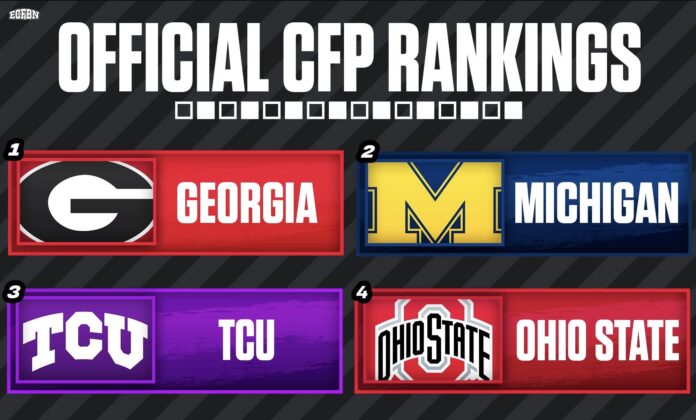 CFP rankings 12/4/22 CFP rankings 12/4/22