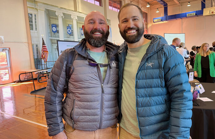 Nathan Tucker and Ash Moorer, founders of Rocket City Electric Bike Rentals won the Singing River Trail Launch Tank pitch competition at Athens State Monday