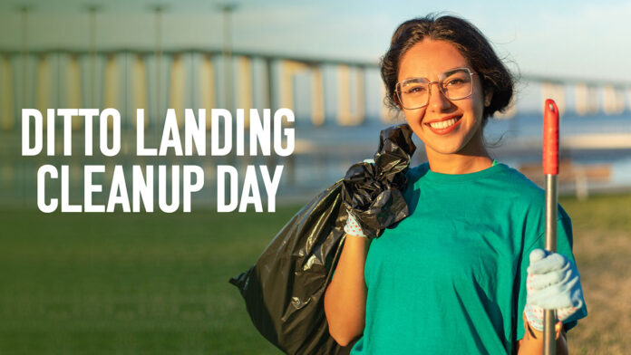 Ditto Landing clean up Day Building a #LitterFreeHSV