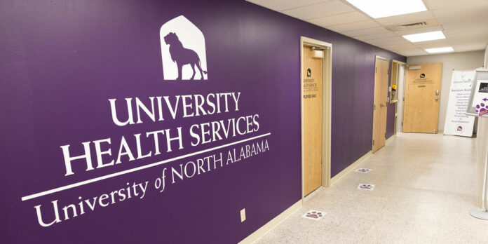 University-of-North-Alabama-UHS-sign-hallway