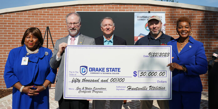 Drake-State-Huntsville-Utilities-check-photo