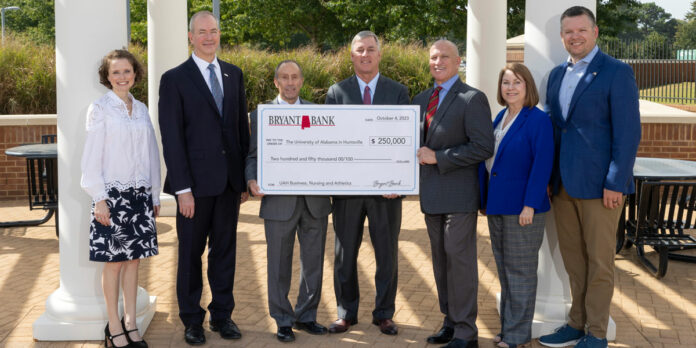 UAH_Bryant_Bank_donation_2023_photo-cropped